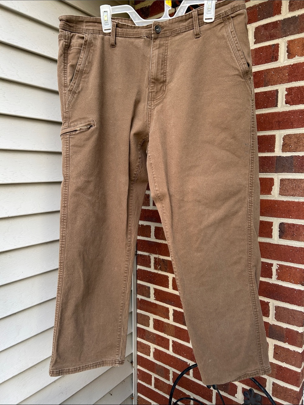 Weatherproof Men's Tan Chino Work Pants 40x29